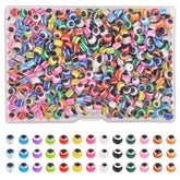 SILANON fishing eye beads 5mm, 300pcs in assorted colors in a box